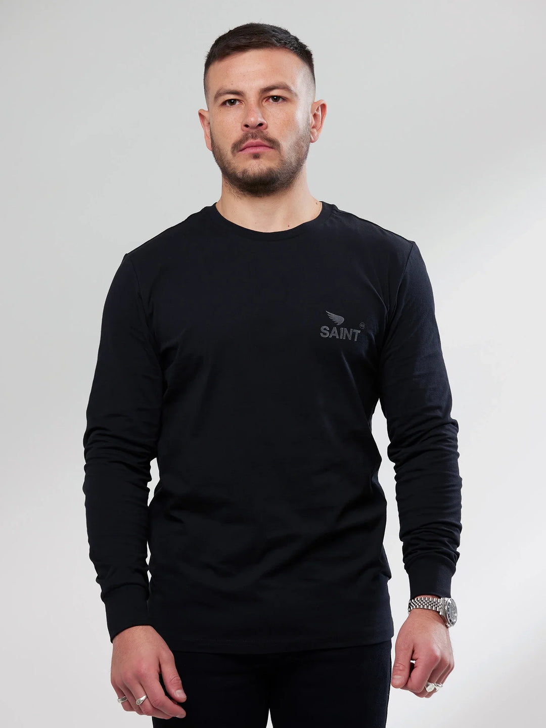 Basic Long Sleeve Tee - Black