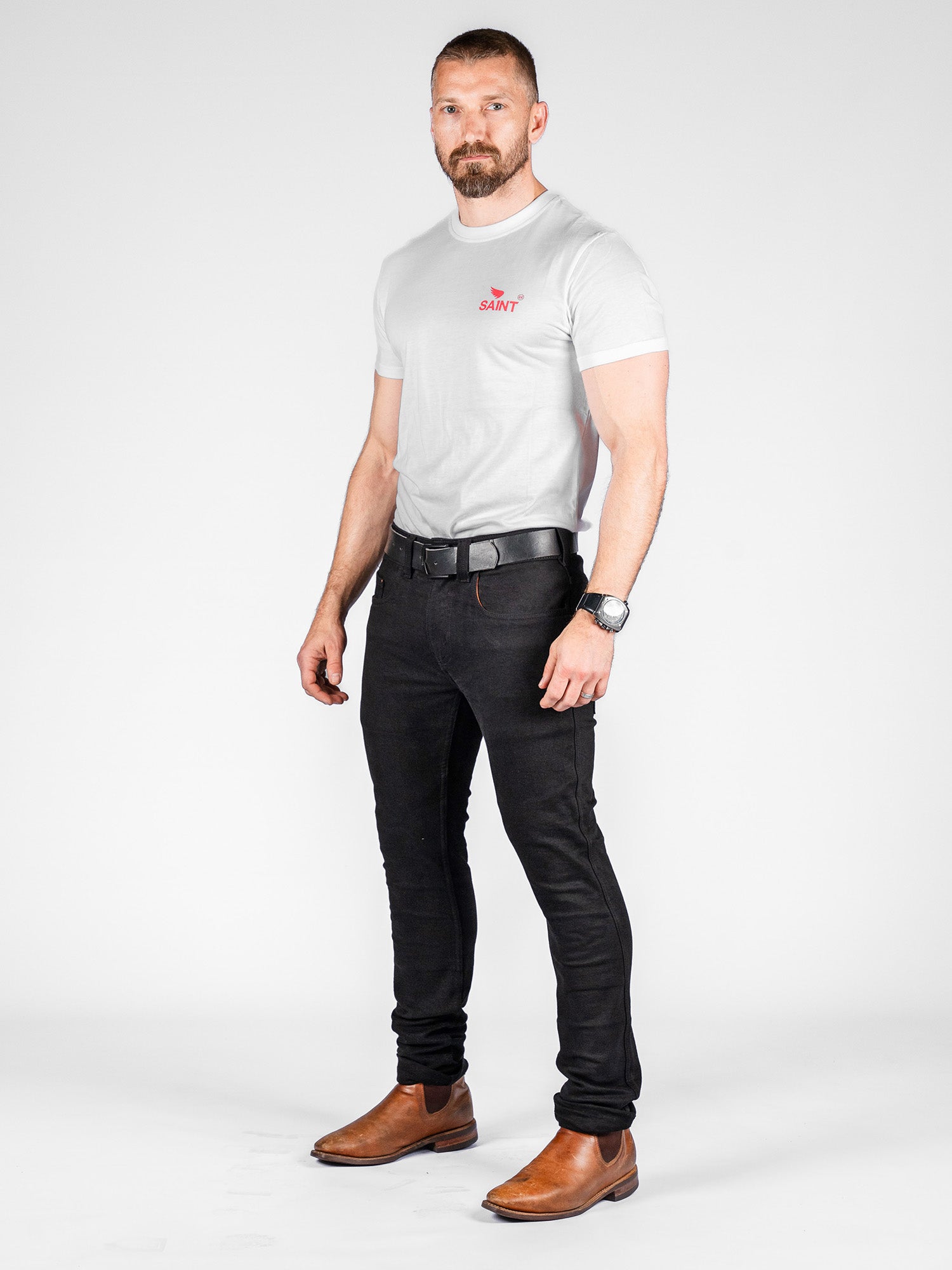 Unbreakable Coretec 14oz Slim Jeans - SA1NT