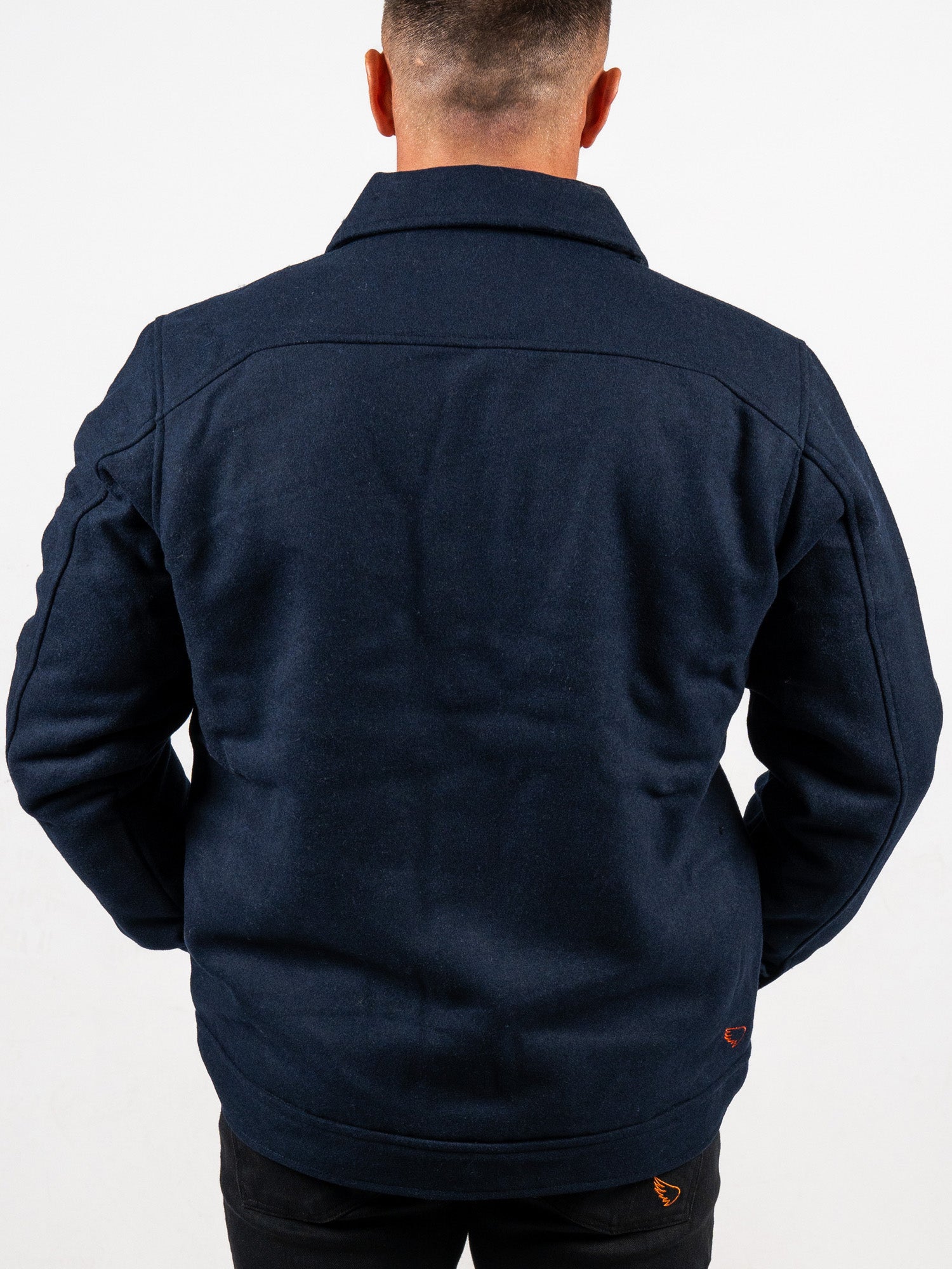 Denim wool lined jacket best sale